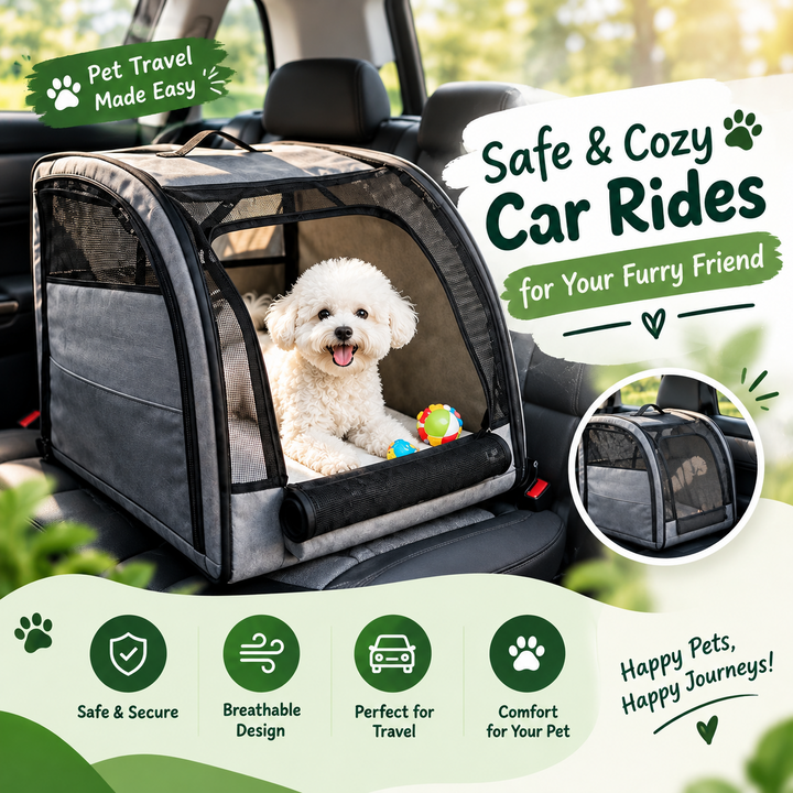 Safe Comfortable Car Travel for Your Pet