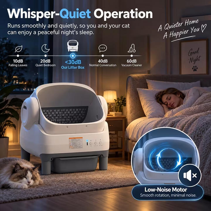 Smart Self-Cleaning Automatic Litter Box