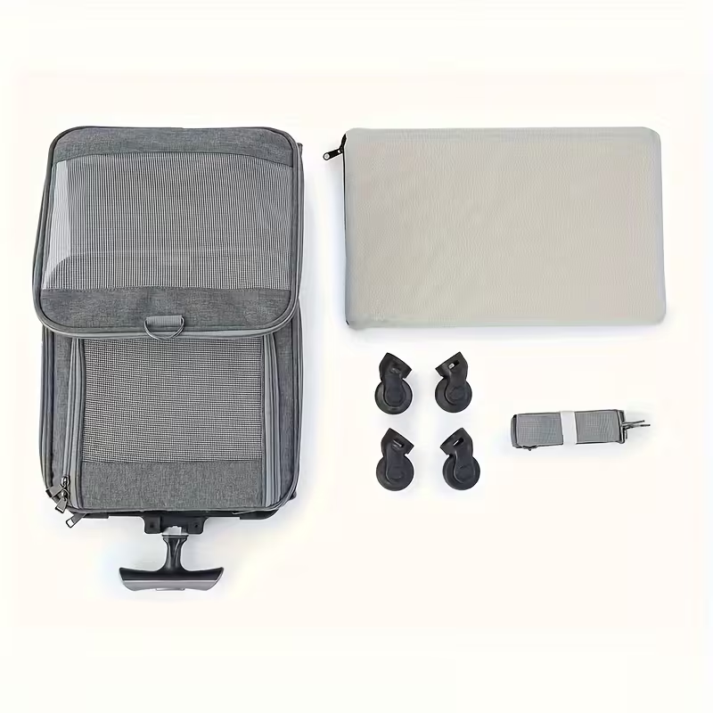Portable Pet Stroller Carrier with Wheels