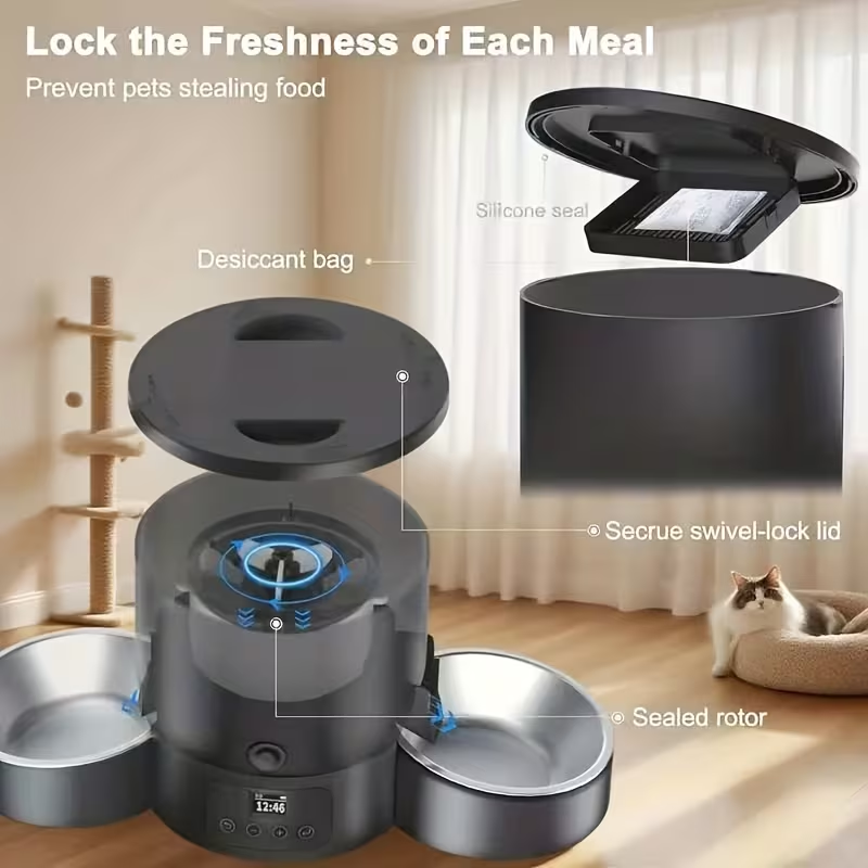 3L Automatic Cat  Dog Feeder