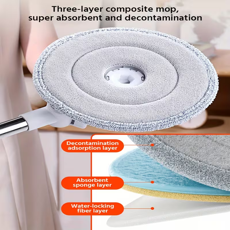 Hands-Free Wash Mop  Bucket Set